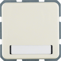 4719 SCHUKO socket outlet with hinged cover Labelling field,  Splash-protected flush-mounted IP44, white glossy