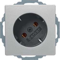 47276084 SCHUKO socket outlet 45° Berker Q.1/Q.3/Q.7/Q.9