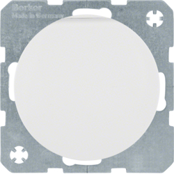 47512089 SCHUKO socket outlet with hinged cover enhanced contact protection,  Berker R.1/R.3/R.8, polar white glossy