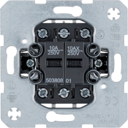 50380801 Series push button,  change-over contact/change-over switch,  isolated input terminals Modul-inserts