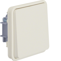 50463512 Push-button insert,  NO contact with rocker surface-mounted/flush-mounted Berker W.1, polar white matt