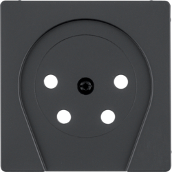 6110366086 Centre plate for PTT socket outlet "Netherlands" Berker Q.1/Q.3/Q.7/Q.9