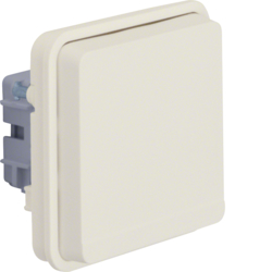 6768803512 Socket outlet insert with earthing pin and hinged cover surface-mounted/flush-mounted with enhanced touch protection,  Berker W.1, polar white matt