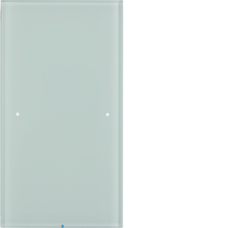 75141850 Touch sensor 1gang comfort with integral bus coupling unit,  KNX - Berker R.3, glass polar white