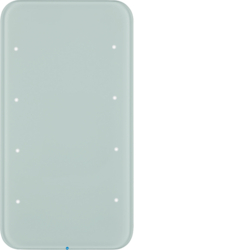75144860 Touch sensor 4gang comfort with integral bus coupling unit,  KNX - Berker R.1, glass polar white