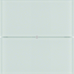 75162090 B.IQ push-button 2gang KNX - Berker B.IQ,  glass polar white