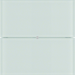 75162590 B.IQ push-button 2gang comfort KNX - Berker B.IQ,  glass polar white