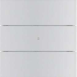 75163094 B.IQ push-button 3gang KNX - Berker B.IQ,  Aluminium,  aluminium anodised