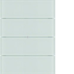 75164090 B.IQ push-button 4gang KNX - Berker B.IQ,  glass polar white