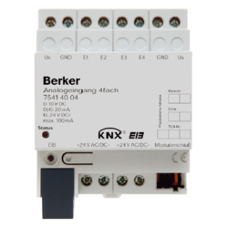 75414004 Analogue input 4gang RMD KNX,  light grey