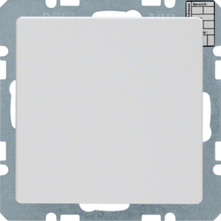 75441229 KNX object thermostat with integral bus coupling unit,  KNX - Berker Q.1/Q.3, polar white velvety