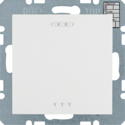 75441259 KNX object thermostat with integral bus coupling unit,  KNX - Berker S.1/B.3/B.7, polar white glossy