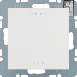 75441289 KNX object thermostat with integral bus coupling unit,  KNX - Berker S.1/B.3/B.7, polar white matt