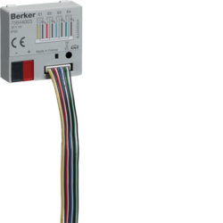75644003 Universal interface 4gang with 4 LED outputs,  flush-mounted with integral bus coupling unit,  KNX