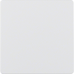 75940489 Central plate for sensor insert Berker S.1/B.3/B.7, polar white,  matt/velvety