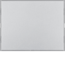 80161774 Push-button 1gang with labelling field,  and RGB LED,  with integrated temperature sensor,  KNX - Berker K.1/K.5, aluminium