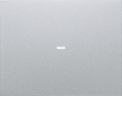 80960271 Abdeckung für Tastsensor-Modul 1fach mit klarer Linse,  KNX - Berker K.1/K.5, alu matt,  lackiert