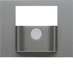 80960473 KNX - Berker K.1/K.5, stainless steel matt,  lacquered