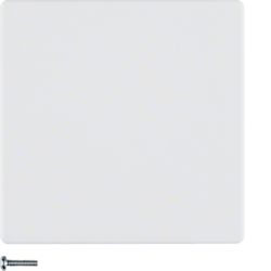 85141129 Button 1gang Berker Q.1/Q.3/Q.7/Q.9, polar white velvety