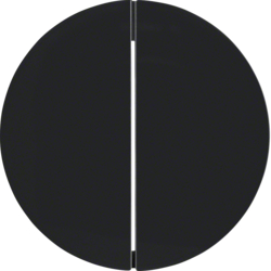 85142131 Button 2gang Berker R.1/R.3/R.8/Serie 1930/R.classic,  black glossy