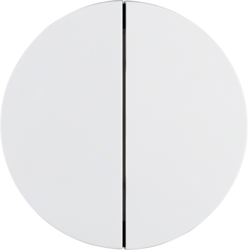 85142139 Button 2gang Berker R.1/R.3/R.8/Serie 1930/R.classic,  polar white glossy