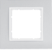 10116914 Frame 1gang Berker B.7, Aluminium/polar white matt,  aluminium anodised