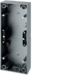 10439939 Surface-mounted housing 3gang Berker S.1, aluminium matt