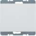 10450069 Blind plug with centre plate Berker Arsys,  polar white glossy