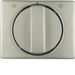 10770104 Centre plate with rotary knob for rotary switch for blinds Berker Arsys,  stainless steel,  metal matt finish