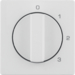 10966082 Centre plate with rotary knob for 3-step switch with neutral-position,  Berker Q.1/Q.3/Q.7/Q.9