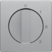 10966084 Centre plate with rotary knob for 3-step switch with neutral-position,  Berker Q.1/Q.3/Q.7/Q.9