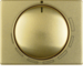 11340022 Centre plate for speed controller with setting knob,  Berker Arsys,  gold matt,  aluminium anodised