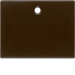 11470001 Centre plate for pullcord switch/pullcord push-button Berker Arsys,  brown glossy
