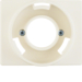11670002 Centre plate for pilot lamp E14 Berker Arsys,  white glossy