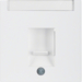 11701909 Centre plate with dust protection slider Labelling field,  Berker S.1/B.3/B.7, polar white matt