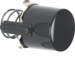 122501 Knob for push-button/pilot lamp E10 Serie 1930/Glas/R.classic,  black glossy