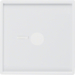 12366089 Centre plate for pneumatic call switch with lens,  polar white velvety