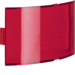 1289 Cover plate for info pilot lamp red,  transparent