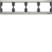 13840004 Frame 4gang horizontal Berker Arsys,  stainless steel,  metal matt finish