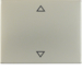 14057104 Rocker with imprinted arrows symbol Berker K.5, Stainless steel,  metal matt finish