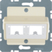 147202 Central plate for Reichle&De-Massari single modules Central plate system,  white glossy
