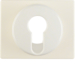 15050012 Centre plate for key switch/key push-button Berker Arsys,  white glossy