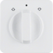 152909 Centre plate with rotary knob for rotary switch for blinds Splash-protected flush-mounted IP44, polar white glossy