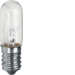 161013 Incandescent lamp E14 for pilot lamp high cover Light control,  clear,  transparent