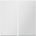 16236089 Rocker 2gang Berker Q.1/Q.3/Q.7/Q.9, polar white velvety