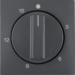 16321606 Centre plate for mechanical timer Berker S.1/B.3/B.7, anthracite,  matt