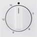 16321909 Centre plate for mechanical timer Berker S.1/B.3/B.7, polar white matt