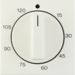 16338982 Centre plate for mechanical timer Berker S.1/B.3/B.7, white glossy