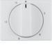 16340069 Centre plate for mechanical timer Berker Arsys,  polar white glossy
