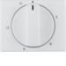 16340069 Centre plate for mechanical timer Berker Arsys,  polar white glossy